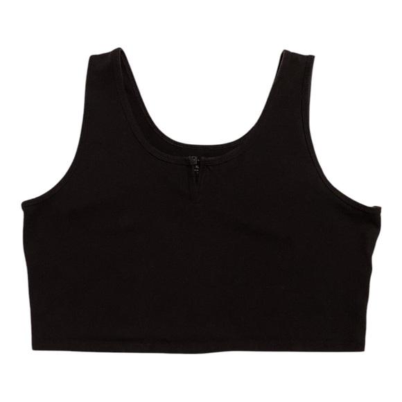 No Boundaries Other - No Boundaries Girls Junior Black Knitting Crop Top, XL(15-17).